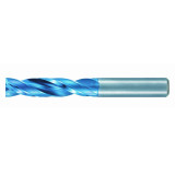 Nachi 0718852 | 3.80mm Diameter x 4.00mm Shank x 72.00mm OAL 2 Flute Aqua EX Coated Carbide Screw Machine Length Drill Bit