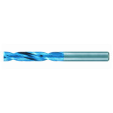 Nachi 0721363 | 9.10mm Diameter x 8.00mm Shank x 100.00mm OAL 2 Flute Aqua EX Coated Carbide Screw Machine Length Drill Bit