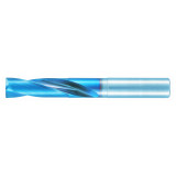 Nachi 0732705 | 7.00mm Diameter x 6.00mm Shank x 70.00mm OAL 2 Flute Aqua EX Coated Solid Carbide 
Flat Bottom Stub Drill Bit