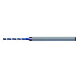 Nachi 0788123 | 0.61mm Diameter x 3.00mm Shank x 38.00mm OAL 2 Flute REVO-D Coated Carbide Micro Drill Bit
