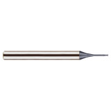 YG1 SEM845003015 | 0.30mm Diameter x 4.00mm Shank x 0.50mm LOC x 1.50mm LBS x 40.00mm OAL x 30 Degree Helix Angle 2 Flute Y-Coated Carbide SEM845 Helix Rib Square End Mill