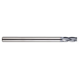 YG1 SEME0101201 | 1.20mm Diameter x 6.00mm Shank x 3.00mm LOC x 50.00mm OAL 4 Flute Y-Coated Carbide SEME01 Corner Radius End Mill