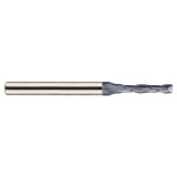 YG1 SEME7002516 | 2.50mm Diameter x 6.00mm Shank x 16.00mm LOC x 60.00mm OAL x 30 Degree Helix Angle 2 Flute Y-Coated Carbide SEME70 Helix Long Square End Mill