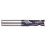 YG1 EM810040 | 4.00mm Diameter x 6.00mm Shank x 11.00mm LOC x 45.00mm OAL x 30 Degree Helix Angle 2 Flute ALTiN Coated Carbide Square End Mill
