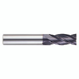 YG1 EM817050 | 5.00mm Diameter x 6.00mm Shank x 20.00mm LOC x 60.00mm OAL x 30 Degree Helix Angle 4 Flute ALTiN Coated Carbide Square End Mill