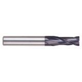 YG1 EM818200 | 20.00mm Diameter x 20.00mm Shank x 55.00mm LOC x 110.00mm OAL x 0.50mm Radius x 30 Degree Helix Angle 2 Flute ALTiN Coated Carbide Corner Radius End Mill