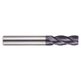 YG1 EM819901 | 6.00mm Diameter x 6.00mm Shank x 20.00mm LOC x 60.00mm OAL x 1.00mm Radius x 30 Degree Helix Angle 4 Flute ALTiN Coated Carbide Corner Radius End Mill