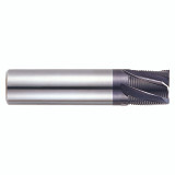 YG1 EM832070 | 7.00mm Diameter x 8.00mm Shank x 8.00mm LOC x 58.00mm OAL x 20 Degree Helix Angle 3 Flute ALTiN Coated Carbide Roughing End Mill
