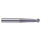 YG1 EM863040 | 4.00mm Diameter x 6.00mm Shank x 3.10mm LOC x 80.00mm OAL x 2.00mm Radius x 30 Degree Helix Angle 2 Flute ALTiN Coated Carbide Ball End Mill