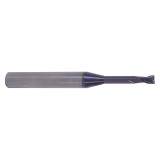 YG1 EM883010 | 1.00mm Diameter x 4.00mm Shank x 1.50mm LOC x 45.00mm OAL x 30 Degree Helix Angle 2 Flute ALTiN Coated Carbide Square End Mill