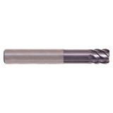 YG1 EM897080 | 8.00mm Diameter x 8.00mm Shank x 8.00mm LOC x 60.00mm OAL x 0.50mm Radius x 45 Degree Helix Angle 6 Flute ALTiN Coated Carbide Corner Radius End Mill