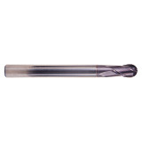 YG1 EM899070 | 7.00mm Diameter x 8.00mm Shank x 14.00mm LOC x 90.00mm OAL x 3.50mm Radius x 30 Degree Helix Angle 2 Flute ALTiN Coated Carbide Ball Nose End Mill