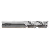 YG1 E5I38016 | 1/4" Diameter x 1/4" Shank x 3/8" LOC x 2" OAL x 0.010" Radius x 37 Degree Helix Angle 3 Flute Bright Coated Carbide E5I38 Roughing End Mill