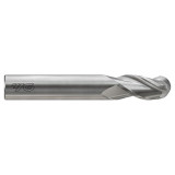 YG1 E5I58907 | 7/16" Diameter x 7/16" Shank x 1-1/4" LOC x 2-3/4" OAL x 7/32" Radius x 37 Degree Helix Angle 3 Flute Bright Coated Carbide E5I58 Ball End Mill