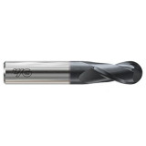 YG1 G9I02027N | 27/64" Diameter x 7/16" Shank x 1" LOC x 2-3/4" OAL x 0.211" Radius x 30 Degree Helix Angle 2 Flute X-Coated Carbide G9I02 Ball End Mill