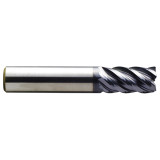 YG1 EMB77032 | 1/2" Diameter x 1/2" Shank x 1" LOC x 3" OAL 5 Flute AlTiN Coated Carbide EMB77 Square End Mill