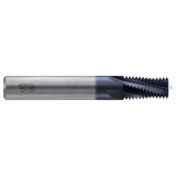 YG1 L621G020 | NPTF 1/16 " &1/8" - 27 Size x 0.437" Thread Length x 1/4" Shank x 2-1/2" OAL x 15 Degree Helix Angle 3 Flute TiAIN Coated Carbide L621G Helical Flute Thread Mill