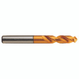 YG1 0671JCN | 6.70mm Size x 6.70mm Shank x 31.00mm Flute Length x 75.00mm OAL x 120 Degree Point Length 38 Degree Helix Angle 2 Flute TiN Coated HSS EX DJ543 Screw Machine Length Drill Bit