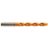 YG1 0931KCN | 9.30mm Size x 9.30mm Shank x 81.00mm Flute Length x 131.00mm OAL x 120 Degree Point Length 38 Degree Helix Angle 2 Flute TiN Coated HSS EX DJ544 Jobber Length Drill Bit