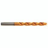 YG1 0941JCN | 9.40mm Size x 9.40mm Shank x 40.00mm Flute Length x 90.00mm OAL x 120 Degree Point Length 38 Degree Helix Angle 2 Flute TiN Coated HSS EX DJ543 Screw Machine Length Drill Bit
