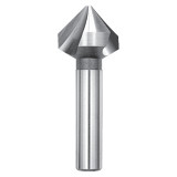 Magafor 88843116500 | 0.6500" Diameter x 0.3940" Shank x 2-3/8" OAL 90 Degree Angle 3 Flute Solid Carbide Countersink