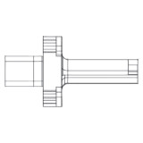 duMONT CNC 10000 | 13.00mm Width x 20.00mm Thickness x 43.00mm Length Indexable Broaching Toolholder