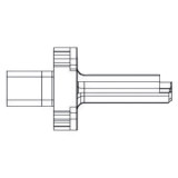 duMONT CNC 99181 | 13.00mm Width x 20.00mm Thickness x 43.00mm Length Indexable Broaching Toolholder