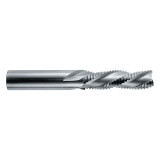 RobbJack WRD-301-16 | 0.500" Diameter x 0.500" Shank x 3.500" OAL 3 Flute Uncoated Roughing End Mill