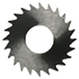 RobbJack C07-0080-08-20 | 0.250" Diameter x 0.008" Thickness 20 Teeth Uncoated Slitting Saw