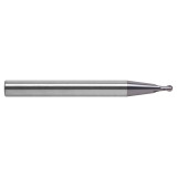 RobbJack DM-201-04 | 0.125" Diameter x 0.250" Shank x 3.000" OAL 2 Flute AlTiN Coated Ball End Mill