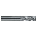 RobbJack NR-404-15.5 | 0.484" Diameter x 0.500" Shank x 3.000" OAL 4 Flute Uncoated Square End Mill
