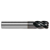 RobbJack XG-502-03-FL | 0.094" Diameter x 0.125" Shank x 1.500" OAL 5 Flute AlTiN Coated Ball End Mill