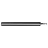 RobbJack MSS-4-080-T | 0.80mm Diameter x 3.00mm Shank x 38.00mm OAL 4 Flute TiN Coated Square End Mill