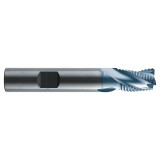 RobbJack MSTR-301-12-T | 12.00mm Diameter x 12.00mm Shank x 83.00mm OAL 3 Flute TiN Coated Roughing End Mill
