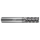 Helical Solutions 88990 | HVAL-5 0.375" Diameter x 0.375" Shank x 3.500" OAL x 1.500" LOC 5 Flute Nplus Coated Square End Mill