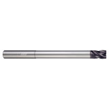 Helical Solutions 88571 | HSV-RN-4 0.500" Diameter x 0.500" Shank x 4.000" OAL x 0.020" Radius 4 Flute Aplus Coated Corner Radius End Mill