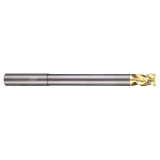 Helical Solutions 88805 | H45AL-RN-3 0.750" Diameter x 0.750" Shank x 7.000" OAL x 1.000" LOC 3 Flute Uncoated Square End Mill