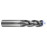 Helical Solutions 88110 | H40ALVC-3 0.375" Diameter x 0.375" Shank x 2.000" OAL x 0.015" Radius 3 Flute Nplus Coated Corner Radius End Mill