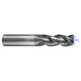 Helical Solutions 88134 | H40ALVC-3 0.500" Diameter x 0.500" Shank x 3.000" OAL x 0.060" Radius 3 Flute Nplus Coated Corner Radius End Mill