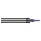 Harvey Tool 741531 | 1/32" Diameter x 1/4" Shank x 3/32" LOC x 2" OAL 2 Flute Uncoated Square End Mill