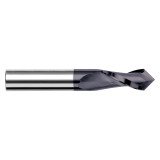 Harvey Tool 949410 | 5/32" Diameter x 3/16" Shank x 9/16" LOC x 2" OAL 2 Flute Uncoated Drill Mill