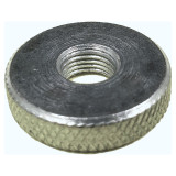 Colton Industrial Tools 97121 | 1" Diameter M10 x 1.00mm Thread Zin Coated AXA #4 Knurled Wide Nut