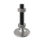 Jergens 32522 | 1/2"-13 Thread Size Threaded Leveling Pad