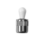 Jergens 36205 | 0.4380" Body Diameter x 0.2000" Width x 0.2400" Height Clear Zinc Coated Steel Spring Locating Pins with Seal