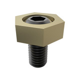 Jergens 68507 | 3/4" Thread Length x 3/16" Key Size x 13/16" Hex Size Steel Fixture Clamp