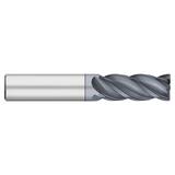 Titan USA TC20993 | 0.5000" Diameter x 0.5000" Shank x 3.0000" OAL x 0.0100" Corner Radius 4 Flute ALCRO-MAX Coated carbide Corner Radius End Mill