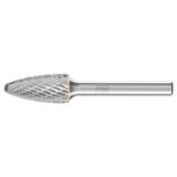 Pferd 21722276 | 22276 1/2" Diameter x 1/4" Shank x 2-3/4" OAL x 1" LOC Annealed cast iron Burr
