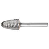 Pferd 22278 | 22278 5/8" Diameter x 1/4" Shank x 2-3/4" OAL x 1" LOC Annealed cast iron Burr