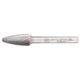 Pferd 21724712 | 24712 7/16" Diameter x 1/4" Shank x 2-3/4" OAL x 1" LOC Annealed cast iron Burr
