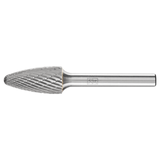 Pferd 21724722 | 24722 1/2" Diameter x 1/4" Shank x 2-3/4" OAL x 1" LOC Annealed cast iron Burr